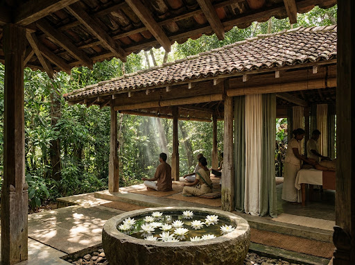Oak Ray Prana Ayurvedic wellness environment in Inamaluwa, Dambulla